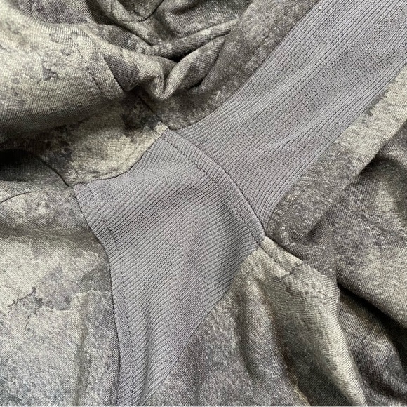 Danskin Grey Marble Zip Up Hooded Sweatshirt - Picture 9 of 11